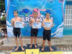 2 Atlet ” Media Swimming Club” Naik Podium 2 Dan 3 Di Gaya Bebas Kaki Putra.