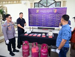 Polda Jambi Gelar Konferensi Pers Ungkap Kasus Tindak Pidana Perlindungan Konsumen.