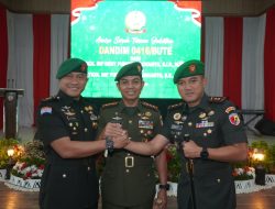 Danrem 042/Gapu Pimpin Sertijab Dandim 0416/Bute, Tekankan perkuat kemanunggalan TNI dengan Rakyat.