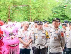 Wakapolda Jambi Monitoring Perayaan Imlek di Sejumlah Kelenteng dan Vihara, Pastikan Ibadah Berlangsung Aman.