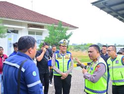 Pastikan Kesiapan Arus Mudik Lebaran 2026, Kakorlantas Polri Bersama Kapolda Jambi Tinjau Tol Bayung Lencir–Tempino.