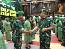 Kasad Pimpin Laporan Korps PATI TNI AD, Danrem 042/Gapu Resmi Naik Pangkat.