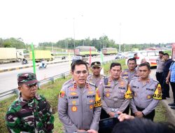 Cek Arus Mudik, Kapolda Jambi Pastikan Kelancaran di Wilayah Hukum Polda Jambi.