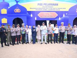 Sambangi Pos Pelayanan dan Pos Pengamanan, Kapolda Jambi Pastikan Kesiapan Personel dan Fasilitas.