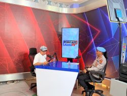 Polda Jambi Sosialisasikan QR Code Yanduan Online Propam Polri Lewat Podcast Live Streaming.