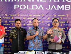 Polda Jambi Ungkap Dugaan Tindak Pidana Migas, Pelangsiran Solar Subsidi di SPBU Lubuk Landai.