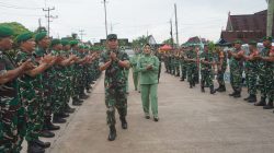 Danrem 042/Gapu Kunker ke Kodim 0419/Tanjab, Tekankan Disiplin dan Respons Cepat di Wilayah.