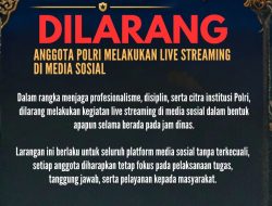 Polda Jambi Tegaskan Larangan Live Streaming Saat Bertugas, Jaga Profesionalitas Anggota.