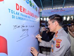 Polda Jambi Bersama Pemprov Gelar Sosialisasi Akbar Cegah Radikalisme dan Terorisme di Lingkungan Pendidikan.