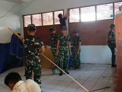 Karya Bakti Korem 042/Gapu Sentuh Anak Yatim di Jambi Selatan.