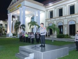 Kapolda Jambi Pimpin Apel Giat Patroli, Tegaskan Keamanan Kota Harus Dijaga Bersama.