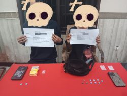 Satresnarkoba Polresta Jambi Tangkap Dua Orang Pelaku Tindak Pidana Narkotika, Amankan BB 12 Butir Pil Ekstasi Dari Dua TKP.