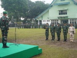Kasrem 042/Gapu Pimpin Upacara Bendera 17-an, Tekankan disiplin dan Kepedulian terhadap Rakyat.