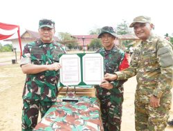 Pangdam XX/TIB Tegaskan TMMD Jadi Motor Pembangunan Desa Saat Tutup TMMD Ke-128 di Sarolangun.