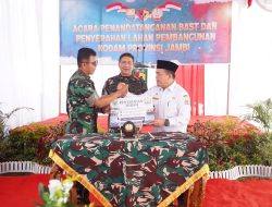 Pangdam XX/TIB Tinjau Lokasi Pembangunan Kodam Baru Di Jambi.