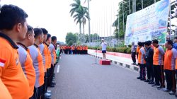 Sambut Hari Bhayangkara ke-80, Polda Jambi Gelar Gerakan Bersama Bersih Lingkungan Road to Presisi Merdeka Run 2026.