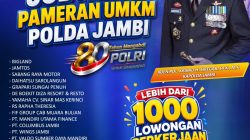 Polda Jambi Gelar Bhayangkara Presisi Job Fair dan Pameran UMKM 2026, Sediakan Lebih dari 1.000 Lowongan Kerja.