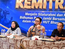 Polda Jambi Perkuat Sinergi dengan Awak Media melalui Kegiatan Kemitraan.
