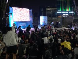 Ratusan Warga Padati Tugu Keris, Nobar “Bola Gembira” Bersama Tni Meriahkan Kemenangan Spanyol Ke Semifinal Piala Dunia 2026.