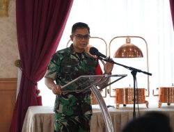 Danrem 042/Gapu Silaturahmi dengan Bupati Tanjab Timur, Perkuat Sinergi Hadapi Karhutla.