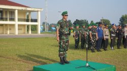 Danrem 042/Gapu Pimpin Apel Gelar Pasukan Pengamanan VVIP Kunker Wapres RI di Jambi.