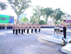 Kapolda Jambi Pimpin Sertijab dan Pengambilan Sumpah Jabatan Sejumlah Pejabat Utama, Perkuat Kinerja Organisasi.