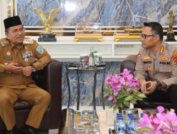 Perkuat Sinergitas Sekaligus Memperkenalkan Diri, Kapolresta Jambi Didampingi Wakapolresta dan PJU Gelar Kunjungan Kerja ke Walikota Jambi.