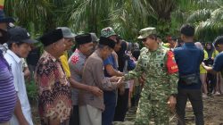 Pastikan Percepatan Program Ketahanan Pangan, Danrem 042/Gapu Tinjau Cetak Sawah Rakyat di Tebo.