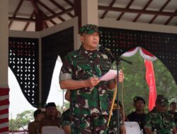 Pangdam XX/Tuanku Imam Bonjol Tutup Karya Bakti Skala Besar Kodim 0420/Sarko.
