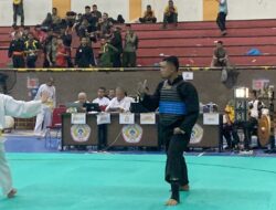 Luar Biasa! Pratu Andrian Firdaus Tunjukkan Taji Prajurit Jambi di Kejuaraan Pencak Silat Nasional.