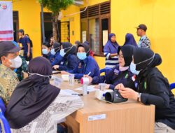 Bakti Kesehatan Presisi Polri, Polda Jambi Hadirkan Layanan Kesehatan Gratis bagi Warga Kasang Pudak.
