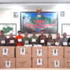 Danrem 042/Gapu Salurkan 25 Ribu Masker Bantuan Presiden, Lindungi Warga Jambi Dari Dampak Kabut Asap Karhutla.
