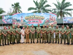 Jelang HUT KE-81 TNI, Korem 042/Gapu Gelar Bazar UMKM Murah Serentak, Bantu Masyarakat Tekan Beban Kebutuhan Pokok.