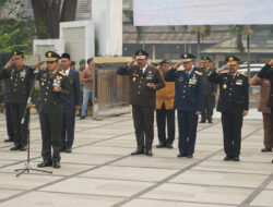 Danrem 042/Gapu Pimpin Ziarah Nasional HUT KE-81 TNI Di TMP Satria Bhakti Jambi.