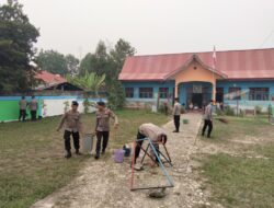 Brimob Jambi Gelar Bakti Sosial di Lingkungan TK Tunas Bangsa Merangin.