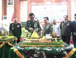 Korem 042/Gapu Gelar Syukuran Memperingati HUT ke-81 TNI.