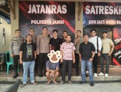 POLSEK TELANAIPURA POLRESTA JAMBI UNGKAP KASUS PENGANIAYAAN YANG MENGAKIBATKAN KORBAN MENINGGAL DUNIA, PELAKU BERHASIL DIAMANKAN.