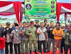 Danrem 042/Gapu Dikukuhkan Sebagai Rajo Pagar Alam, Perkuat Silaturahmi TNI dan Suku Anak Dalam.