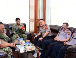 Kapolda Jambi Kunjungi Korem 042/Gapu, Perkuat Sinergitas TNI-Polri.