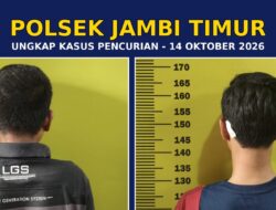 POLSEK JAMBI TIMUR GERAK CEPAT BEKUK DUA PELAKU PENCURI TAS DI PAYO SELINCAH.