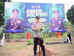 Kapolda Jambi Pimpin Penanaman Pohon di SPN, Wujudkan Komitmen Green Policing dan Pelestarian Lingkungan.